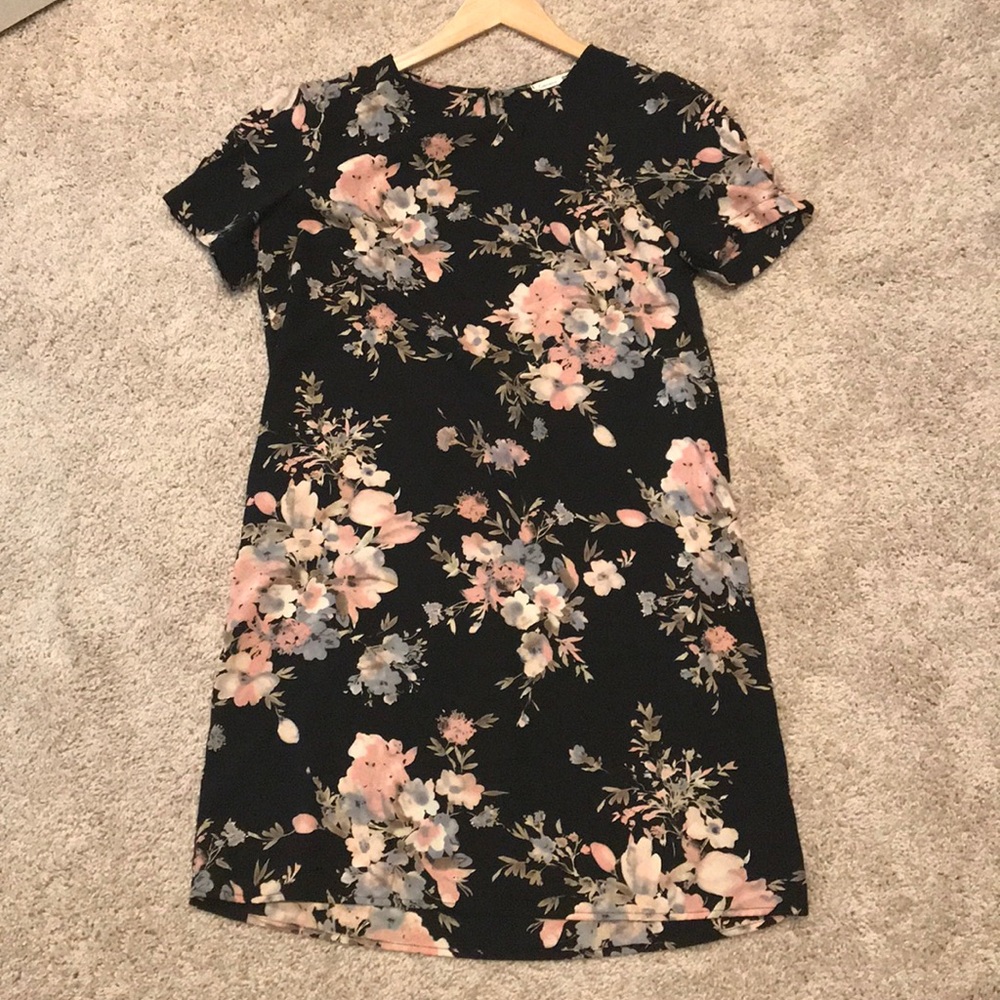 Soprano floral shift dress S